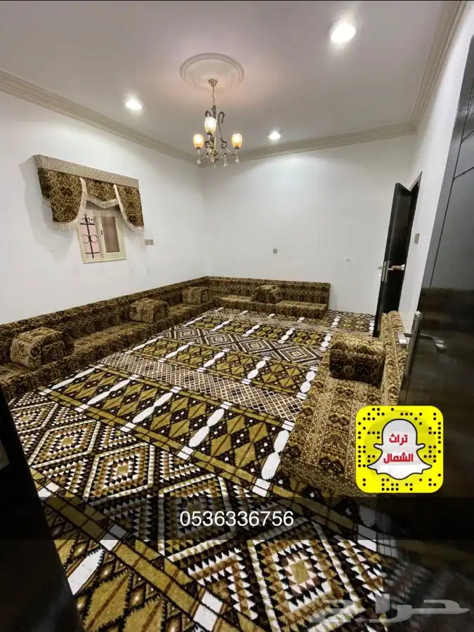 بيت شعر - قرميد - مجلس عربي - فرش موكيت - مشب نار 37