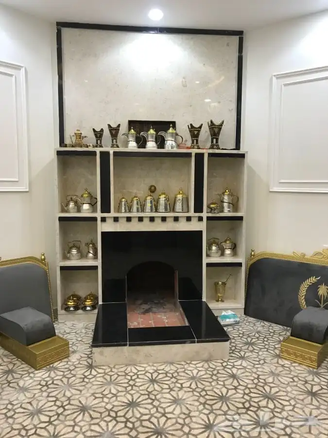 بيت شعر - قرميد - مجلس عربي - فرش موكيت - مشب نار 57