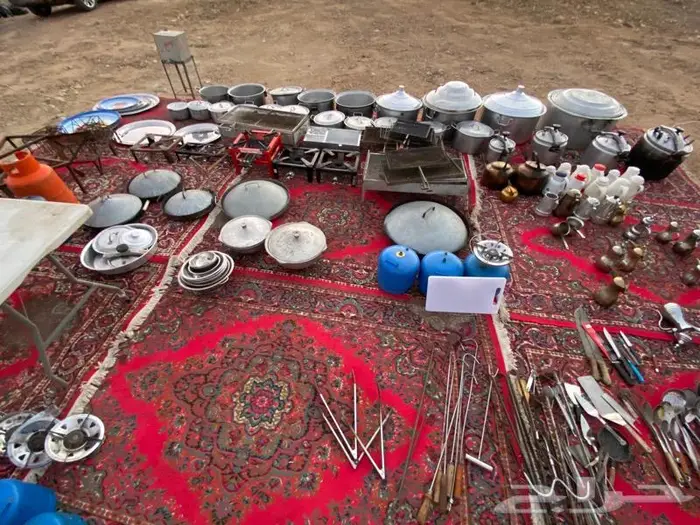 اغراض رحلات ومناسبات وطبخ وخيام مكيف صحراوي ومراوح رذاذ 7