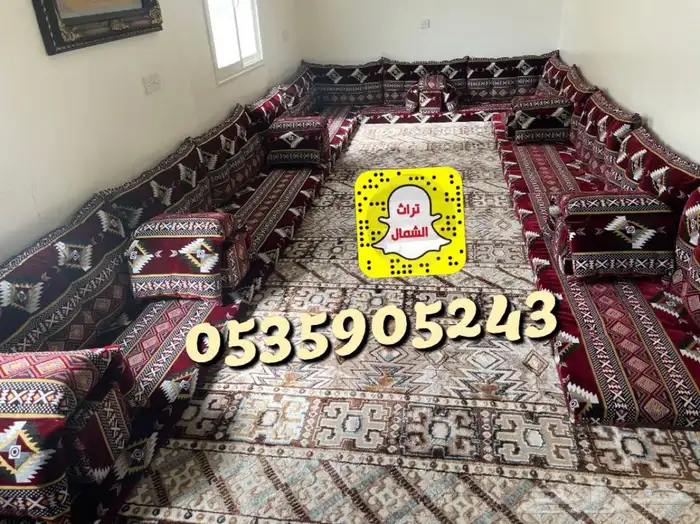 بيت شعر - قرميد - مجلس عربي - فرش موكيت - مشب نار 1