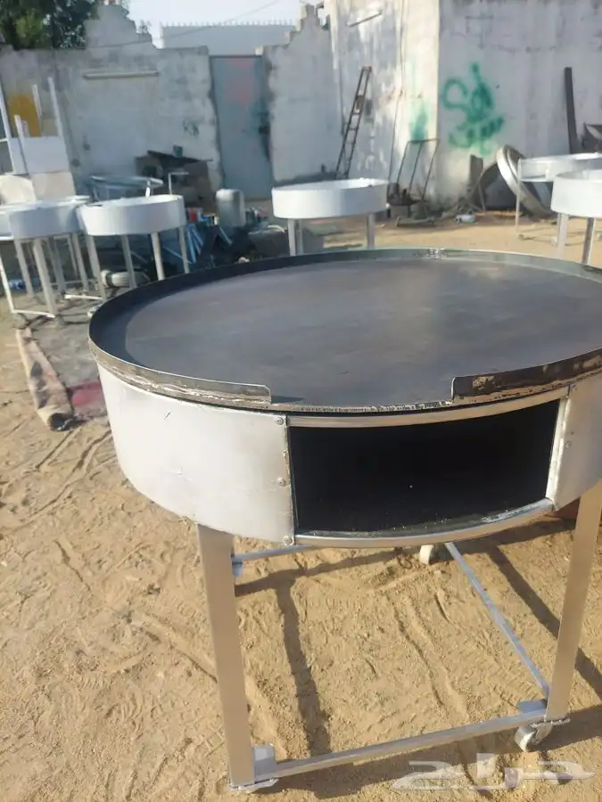 صاج فطيرة مطبق كامل اغراض متوفرة استيل و حديد مربع و دايري 8