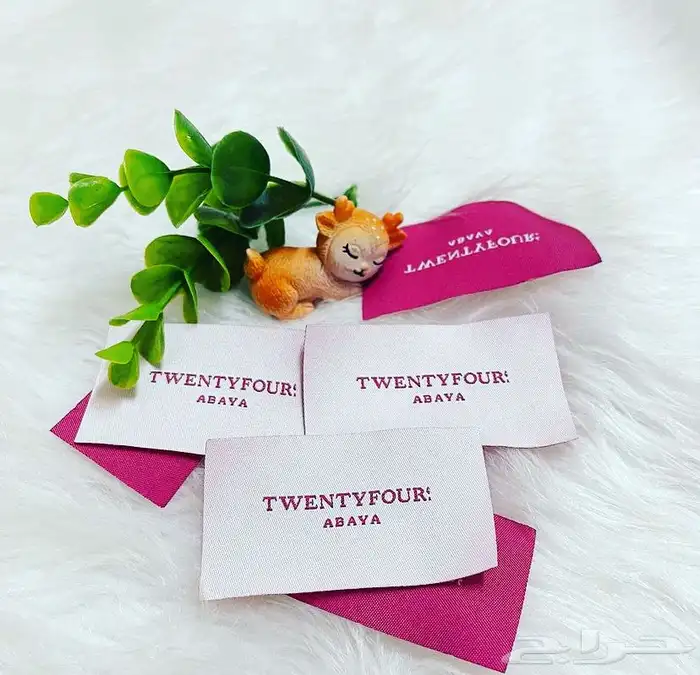 بوكسات بوكسات عبايات أكياس لوقو جلد ليبل قماش ستكر كروت تاق 31