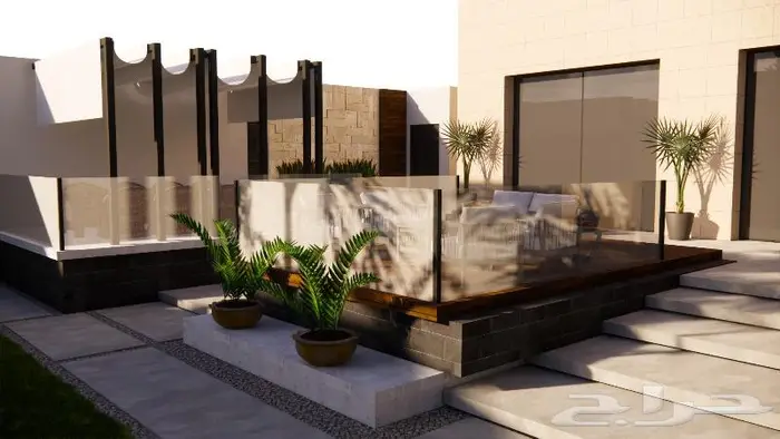 تصميم و تنفيذ الحدائق و الشاليهات 1