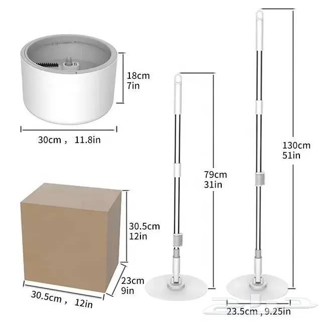 ممسحة ماجيك دوارة مع سطل 1
