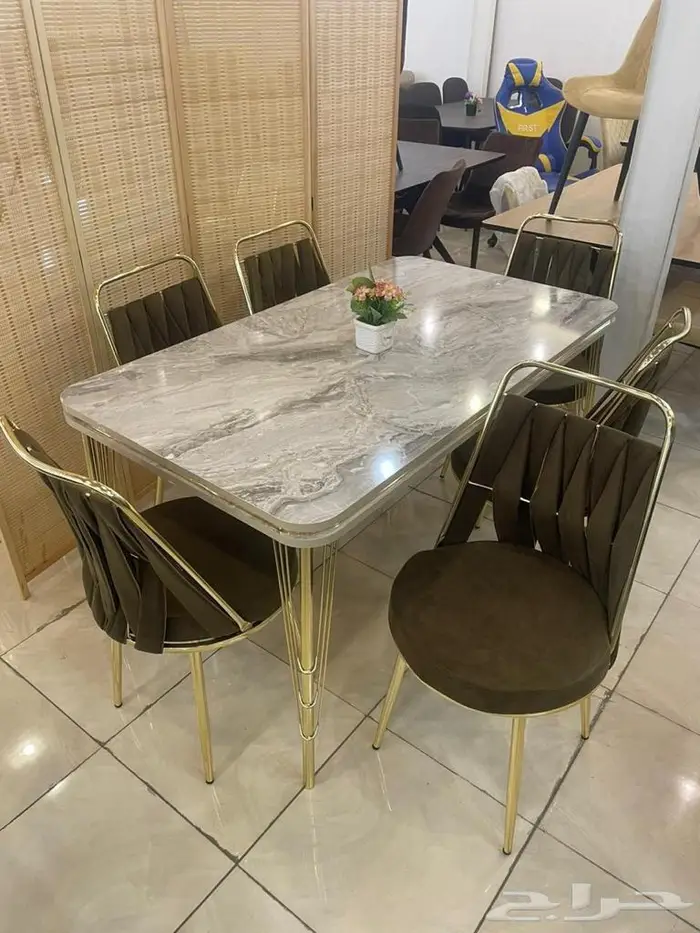 طاولات طعام جديدة بالكرتون موديلات حديثة 16