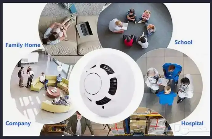 انظمة ألأمن والسلامة وكاميرات المراقبة كاشف دخان طفايه 22