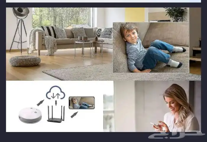 انظمة ألأمن والسلامة وكاميرات المراقبة كاشف دخان طفايه 24