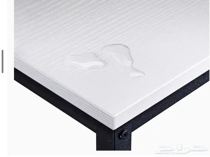 طاولة مكتبية جانبية شكل L بتصميم حديث وعصري 4