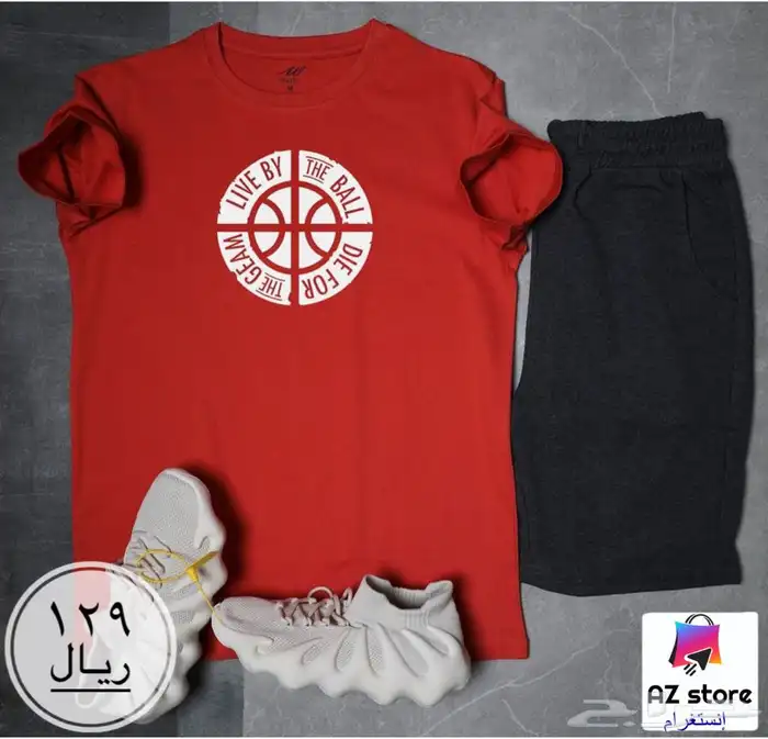 تيشيرتات وشورتات اطقم او منفصله حسب الطلب 48