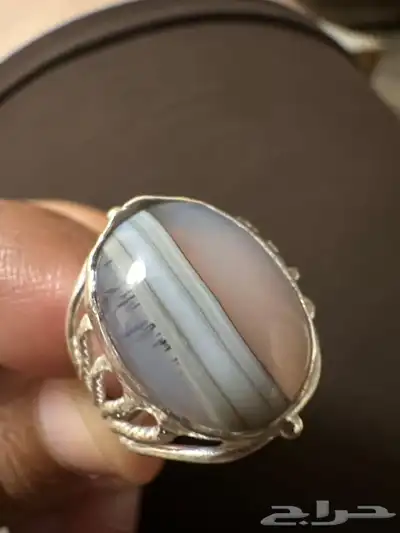 خاتم عقيق يمني حر 4