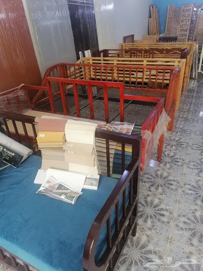 تفصيل كراسي جيزانيه طاولات دواليب غرف نوم 10