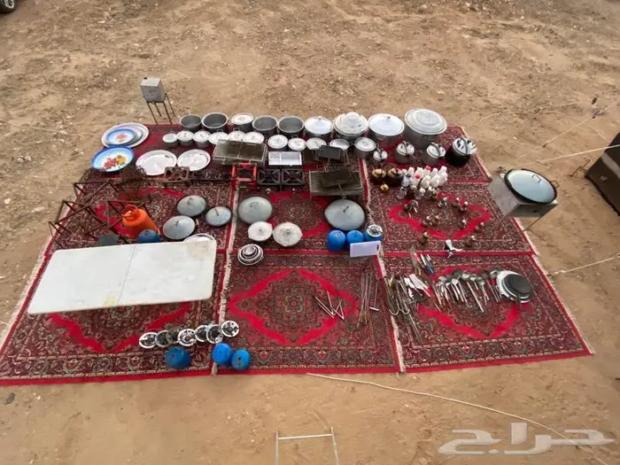 خيمة ب 100 وخيمه ب 200 مع المشب والحمام 25