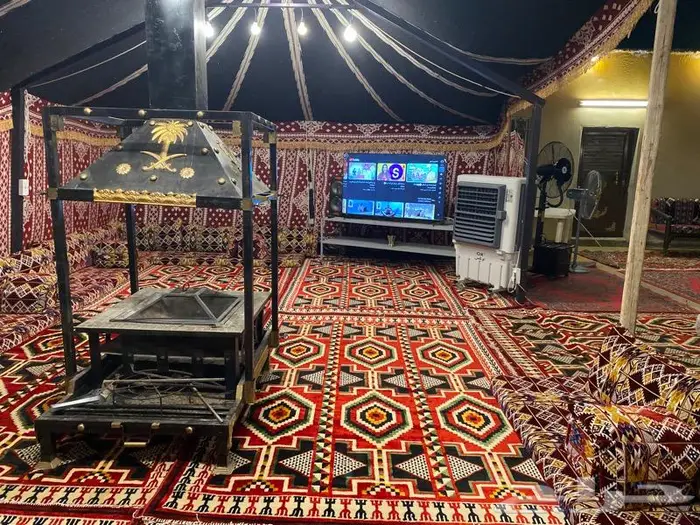 خيمة ب 100 وخيمه ب 200 مع المشب والحمام 26