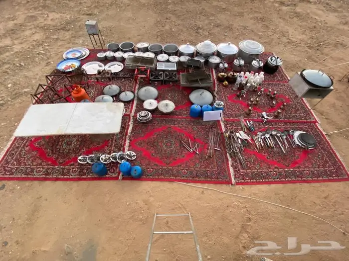 خيمه ب 100وخيمة ب 200 مع المشب ومع الحمام 14