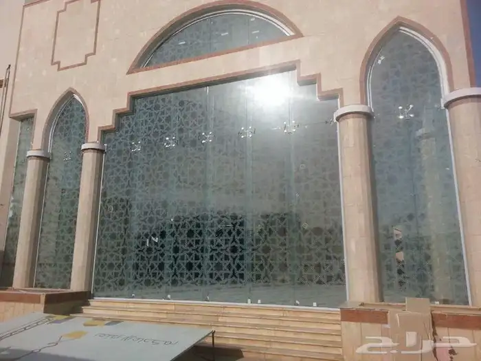 زجاج قواطع ومكاتب وتقسيم زجاج سكريت وقواطع المساجد 10