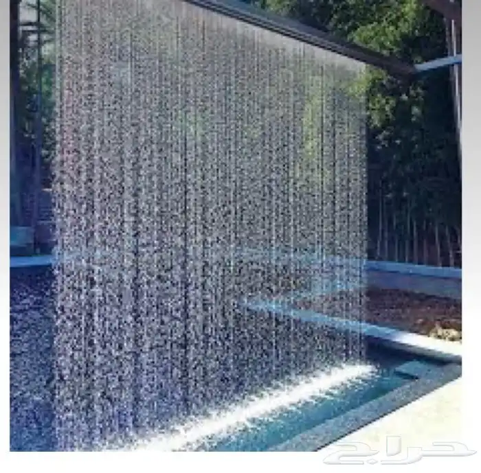 شلال مطري نافوره راقصة مصب مطري 5