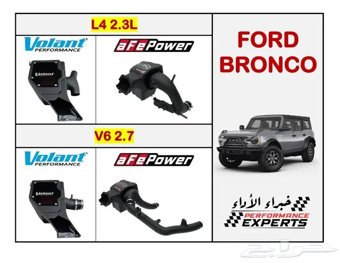 انتيك (فلتر رياضي) فورد برونكو BRONCO - موديل 2021-2023 0
