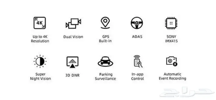 داش كم شاومي 4kالجديد كلينا كاميره امامي وخلفي 2