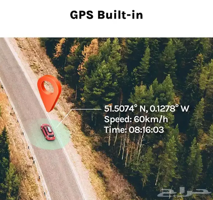 داش كام امامي وخلفي 4K موديل(A800S) وذاكره32 قيقا 4