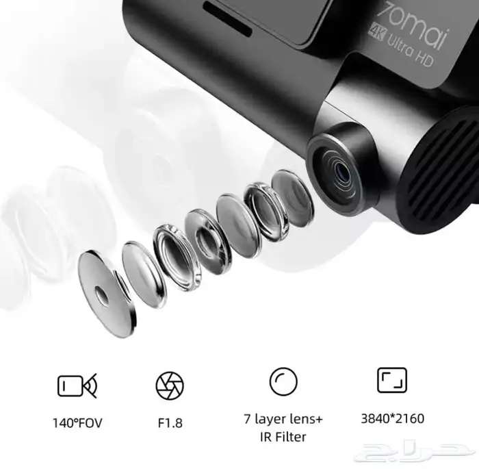 داش كام امامي وخلفي 4K موديل(A800S) وذاكره32 قيقا 1