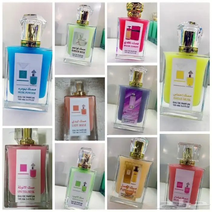 عطور تعبئه الحجم 100 مل ثابته ومظمونه عروض للكميات 8