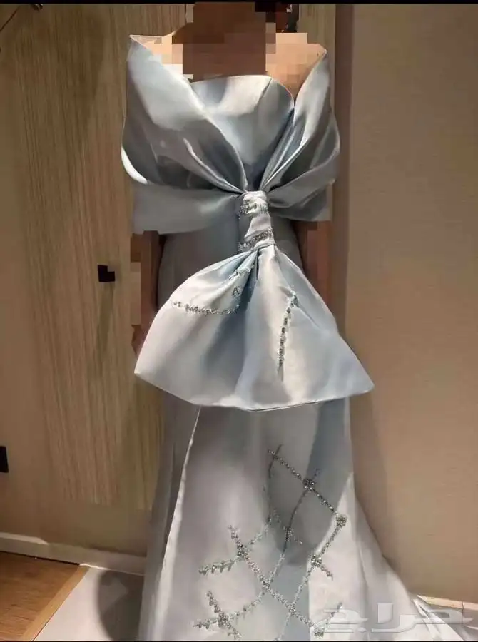 فستان سهرة انيقة فساتين زواج فخمة ساتان ملكي ملابس نسائية 11