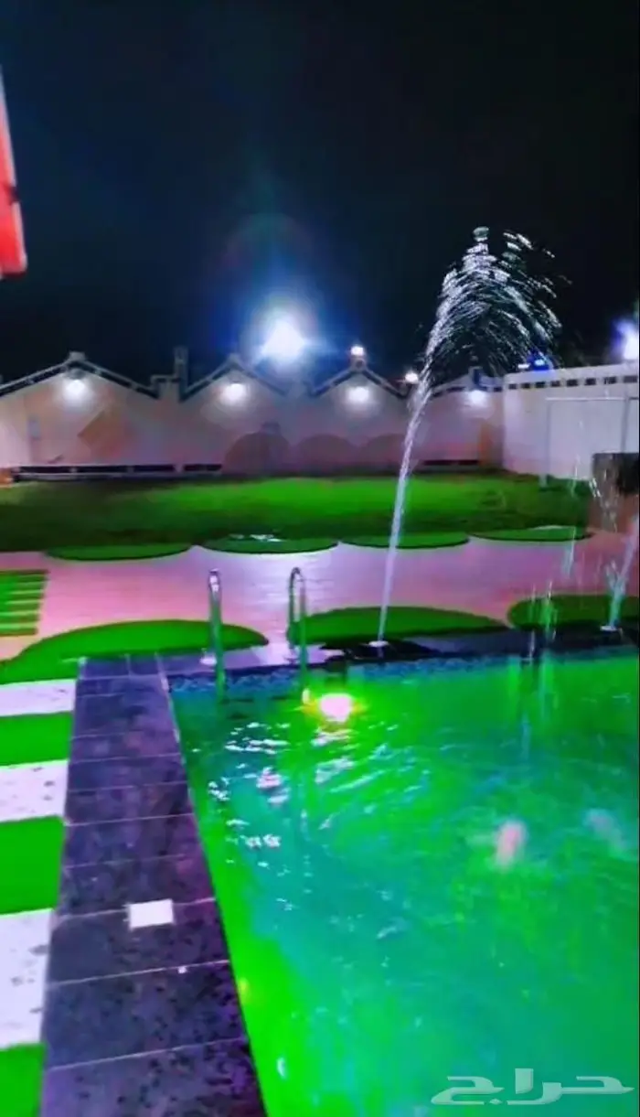 شاليهات جديده بثلاثه مسابحوقاعه مصغره 10