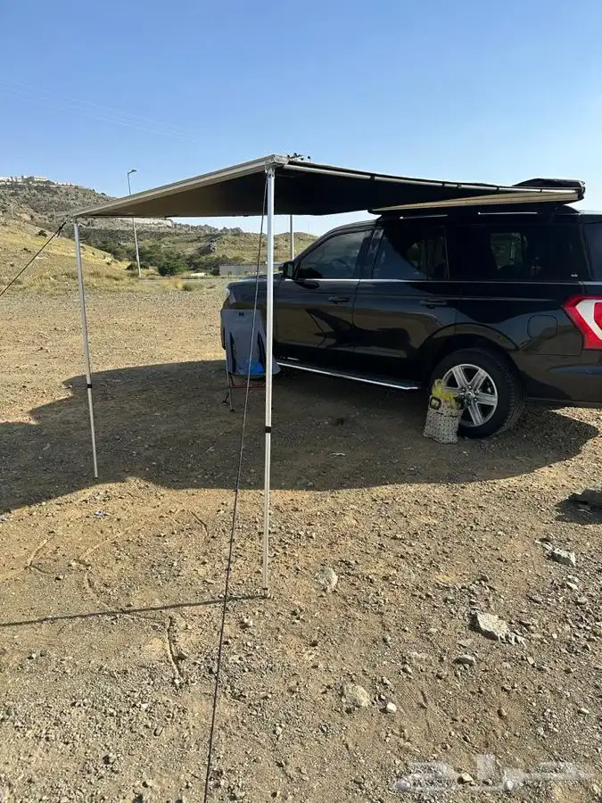 مظلة جانبية للسيارة خاصة للرحلات D600 طبقتين 1