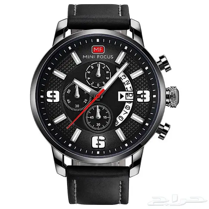 ساعة رجالية جلد من MINI FOCUS 3