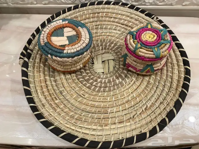 أعمال يدوية من سعف النخل 1