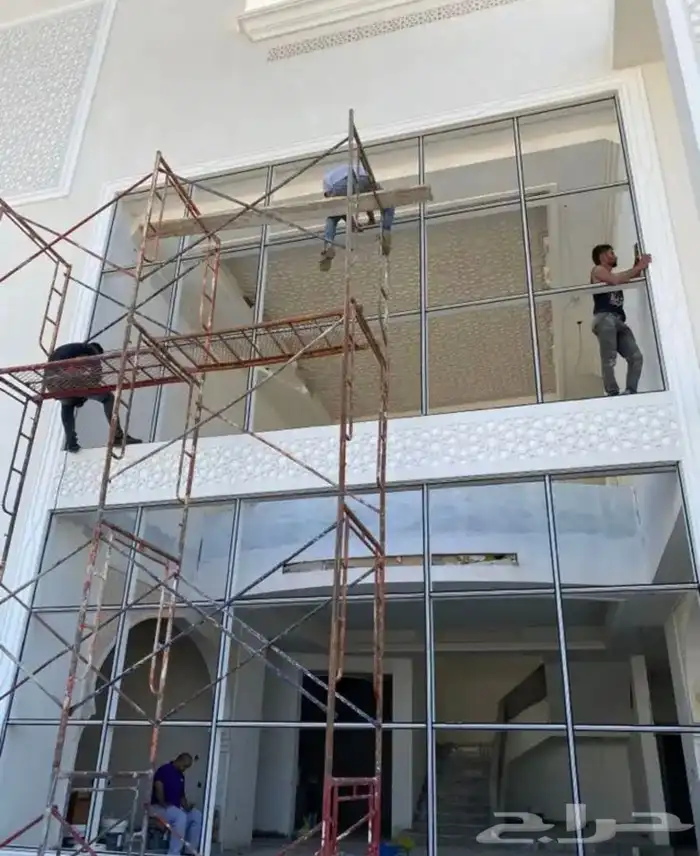 المنيوم شبابيك وجهات معمول بأحدث المعدات 9