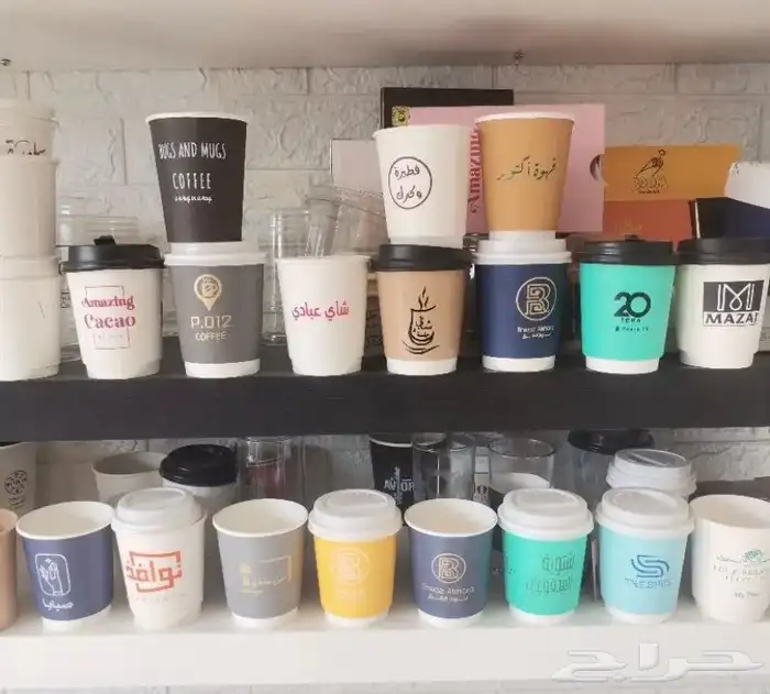 مطابع طباعة دعاية وإعلان أكواب بوكسات عبايات ليبل قماش لوقو 5