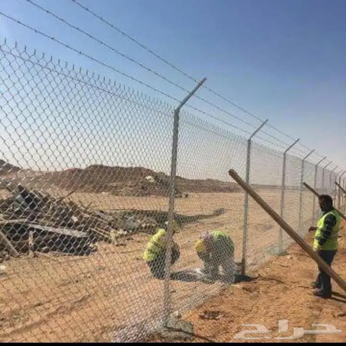تشبيك مزارع واتسوير الاراضي بسياج الامني 3