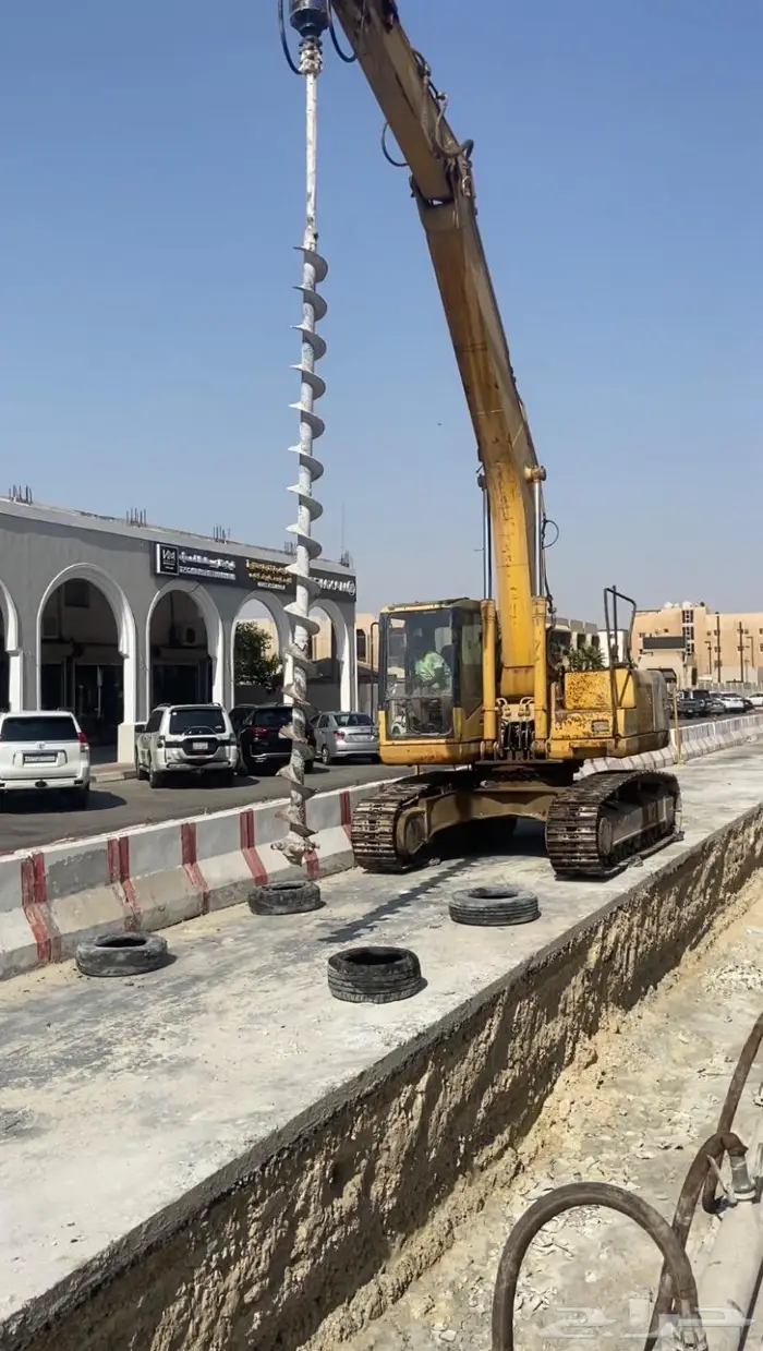 دريل مع حفار سند جوانب للايجار drill auger drilling 0