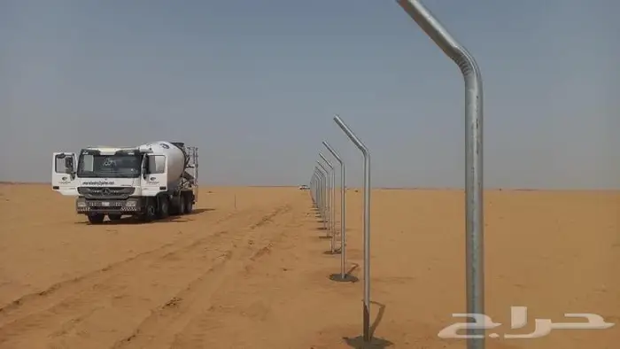 تشبيك مزارع واتسوير الاراضي بسياج الامني 1