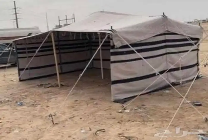 للبيع خيام وبيوت شعر وكراسي ومجالس ومظلات حلال وكل الوازم 50
