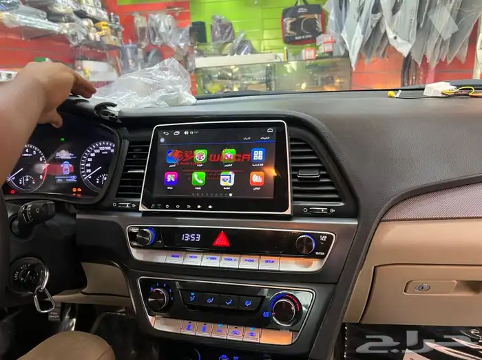 تركيب شاشه سوناتا 2019 8