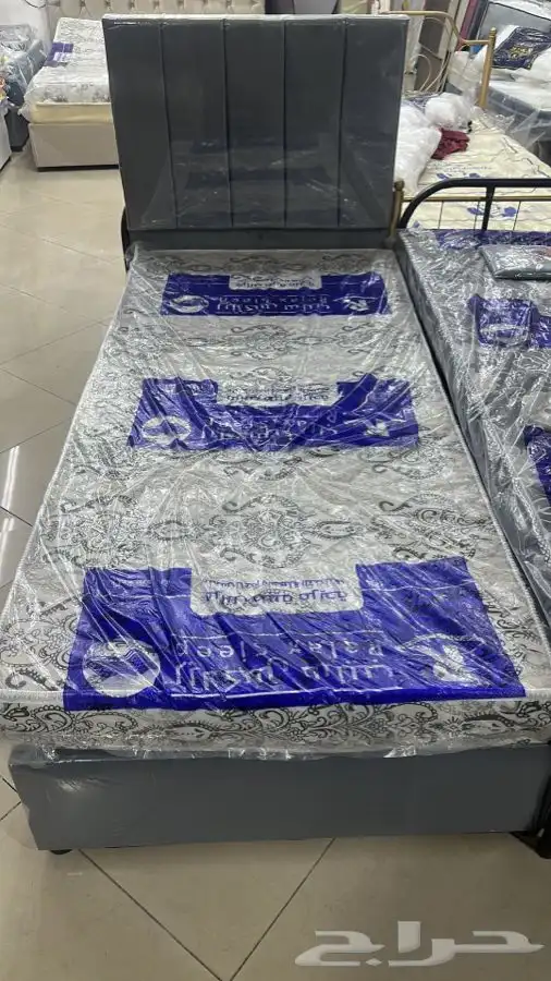 دولاب ملابس  سرير خشب  مرتبه سليب 9