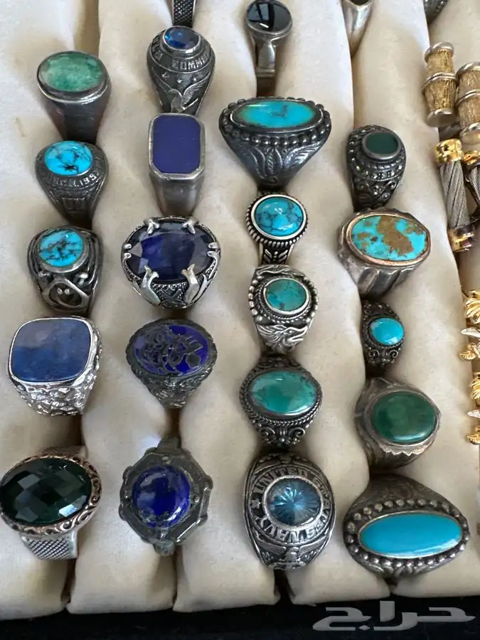 خاتم خواتم للبيع عقيق احجار كريمة كبك كبكات كهرمان 11