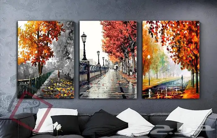 لوحات فنية جدارية ديجيتال 3D 14