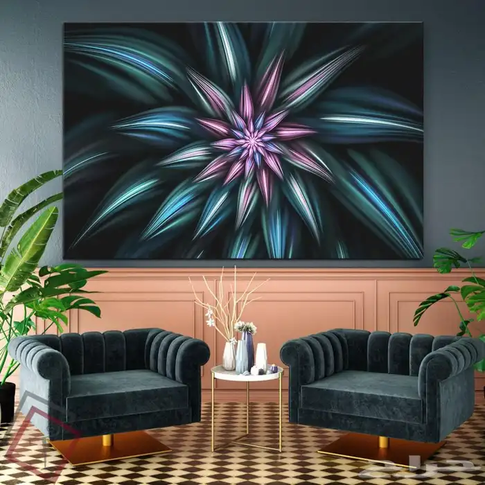 لوحات فنية جدارية ديجيتال 3D 24