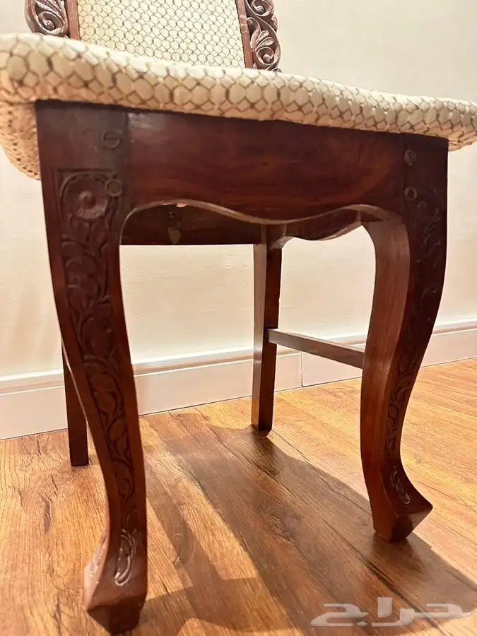 اثاث بيت كامل خشبي اثري انتيك (مجلس -22 كرسي- وسفره وزوالي ) 12