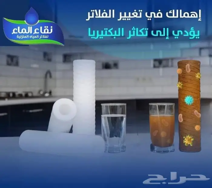 غيار فلاتر المياه للاجهزة التحلية المنزلية من نقاء الماء 0