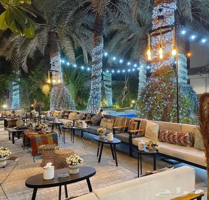 جلسات خارجية العز مودرن شعبي تراثي حديد خشب 2