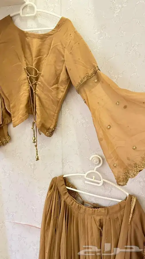 لبس هندي نسائي ملابس غمرة فساتين جلوة شرارة ازياء عروس فخمة 3