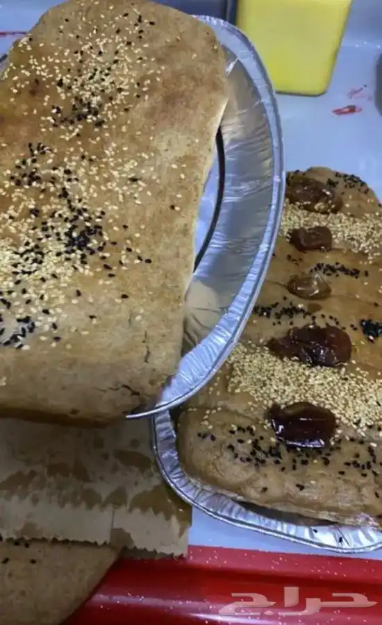 خبز قرصان خليه نحل خبز مسمن 3