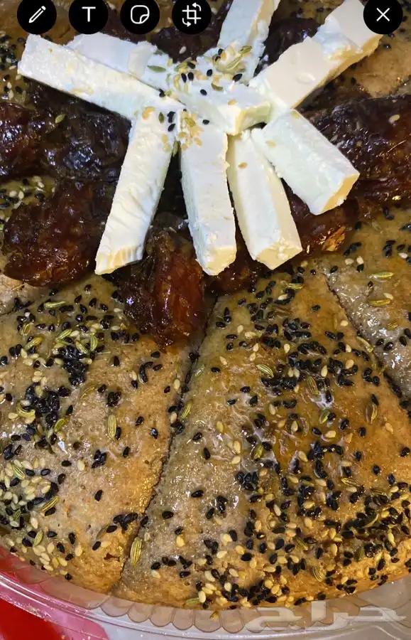 خبز قرصان خليه نحل خبز مسمن 6