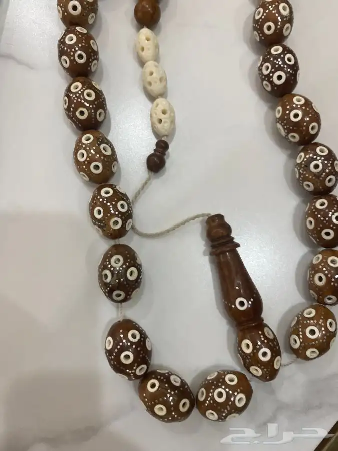 سبحه كوك فضه عاج او عظم 1