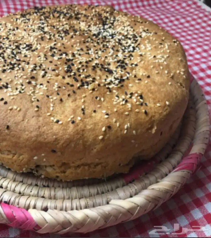 خبز قرصان خليه نحل خبز مسمن 4