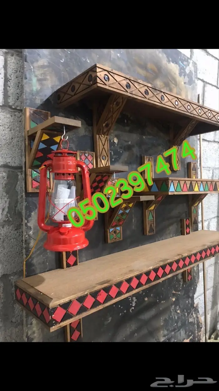 رفوف تراثية (ابواب تراثية) درايش خشب تراثيه 4